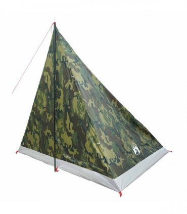 vidaXL Backpacking Tent Camouflage 2-Person
