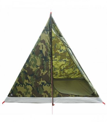 vidaXL Backpacking Tent Camouflage 2-Person