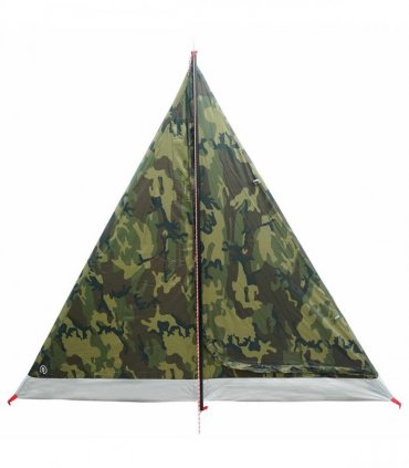 vidaXL Backpacking Tent Camouflage 2-Person