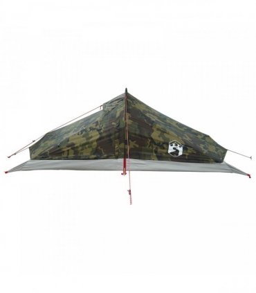 vidaXL Backpacking Tent Camouflage 2-Person