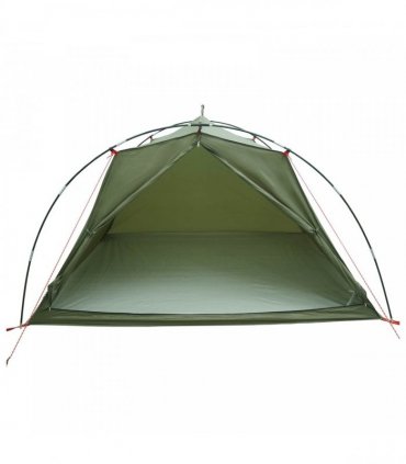vidaXL Tunnel Tent Olive Green 4-Person 185T Polyester with PU Coating
