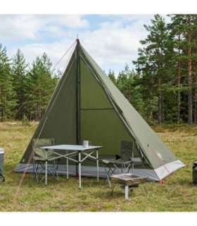 vidaXL Backpacking Tent Olive Green 2-Person