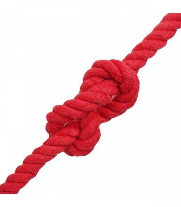 vidaXL Rope Red 1.2 x 1.2 x 25000 cm Cotton