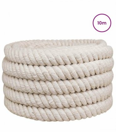 vidaXL Jute Rope 40 White 100% Tossa jute