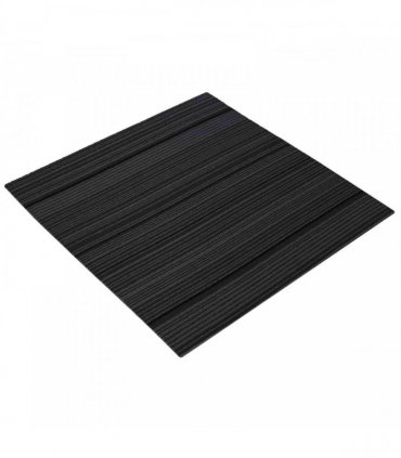 vidaXL Carpet Tile Striped Light Grey 50 x 50 cm 4 pcs PP and Bitumen