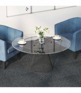 vidaXL Carpet Tile Sky Grey 50 x 50 cm 36 pcs PP and Bitumen