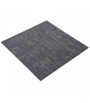 vidaXL Carpet Tile Sky Grey 50 x 50 cm 36 pcs PP and Bitumen