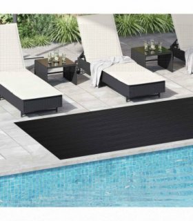 vidaXL Floor Mat Black 1.5 x 4 m Rubber