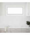 vidaXL Basement Window RISOR 110 x 70 cm PVC and Glass White