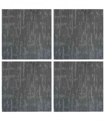 vidaXL Carpet Tile Concrete Grey 50 x 50 cm 4 pcs PP and Bitumen