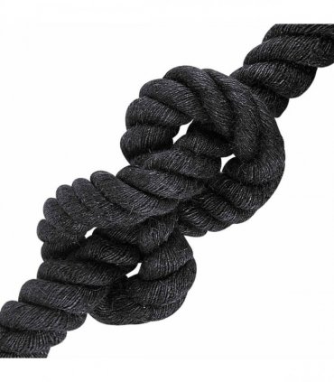 vidaXL Jute Rope 40 Black 100% Tossa jute