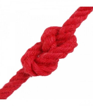 vidaXL Rope Red 0.8 x 0.8 x 10000 cm Cotton