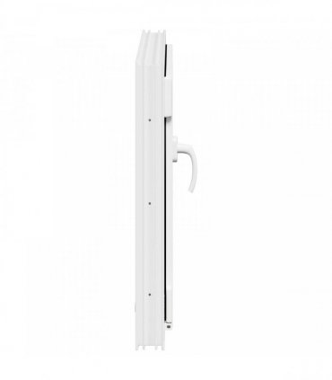 vidaXL Basement Window RISOR 60 x 60 cm PVC and Glass White