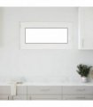 vidaXL Basement Window RISOR 100 x 50 cm PVC and Glass White