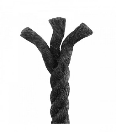 vidaXL Jute Rope 12 Black 100% Tossa jute