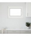vidaXL Basement Window RISOR 80 x 50 cm PVC and Glass White