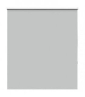 vidaXL Roller Blind Blackout Light Grey 130x130 cm Fabric Width 126.6 cm Polyester