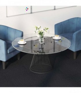 vidaXL Carpet Tile Dark Grey 50 x 50 cm 4 pcs PP and Bitumen