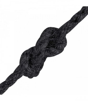 vidaXL Jute Twine 4 Black 100% Tossa jute