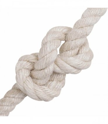 vidaXL Jute Rope 12 White 100% Tossa jute
