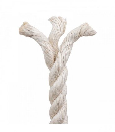 vidaXL Jute Rope 12 White 100% Tossa jute