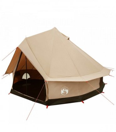 vidaXL Family Tent Cream 8-Person Polycotton