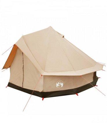 vidaXL Family Tent Cream 8-Person Polycotton