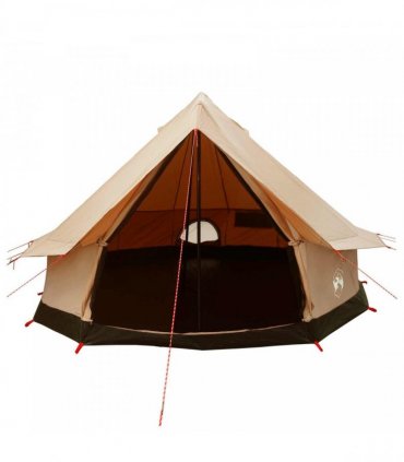 vidaXL Family Tent Cream 8-Person Polycotton