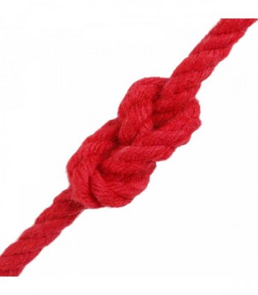 vidaXL Rope Red 0.4 x 0.4 x 10000 cm Cotton