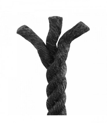 vidaXL Jute Rope 14 Black 100% Tossa jute