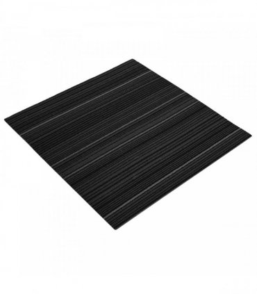 vidaXL Carpet Tile Striped Dark Grey 50 x 50 cm 20 pcs PP and Bitumen