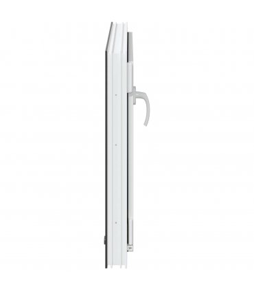 vidaXL Basement Window RISOR 80 x 70 cm PVC and Glass Anthracite