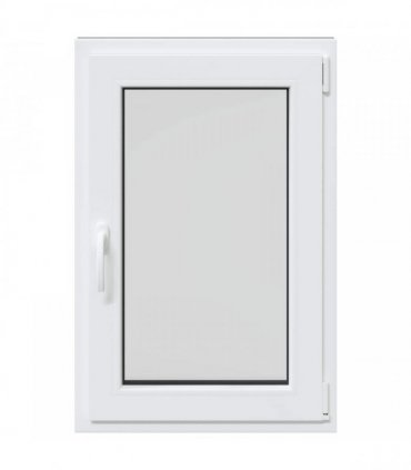 vidaXL Basement Window RISOR 60 x 80 cm PVC and Glass Anthracite