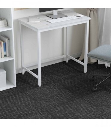 vidaXL Carpet Tile Charcoal Grey 50 x 50 cm 36 pcs PP and Bitumen