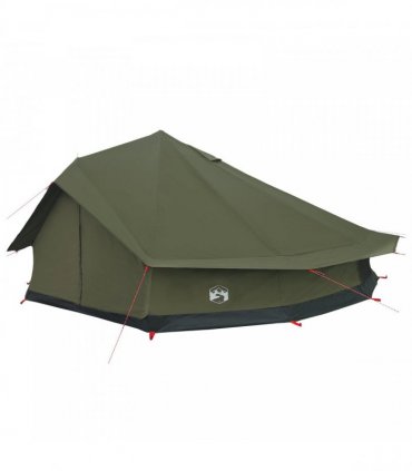 vidaXL Family Tent Army Green 12-Person Polycotton