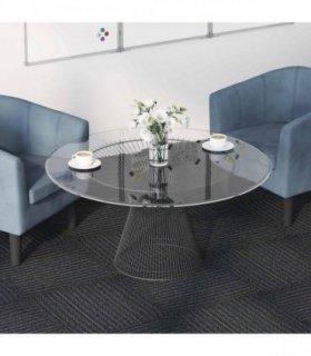 vidaXL Carpet Tile Medium Grey with Stripes 50 x 50 cm 4 pcs