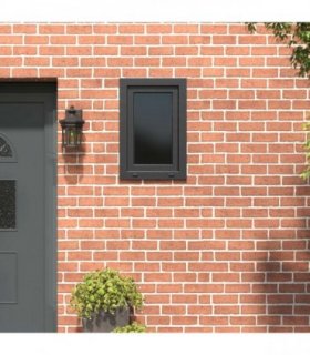 vidaXL Basement Window RISOR 50 x 75 cm PVC and Glass Anthracite