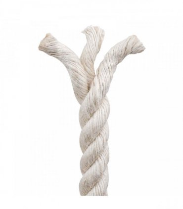 vidaXL Jute Rope 30 White 100% Tossa jute