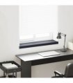 vidaXL Window Sill Anthracite with wood grain 100 x 20 x 4.5 cm PVC