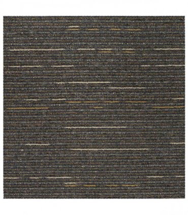 vidaXL Carpet Tile Striped Light Brown 50 x 50 cm 20 pcs