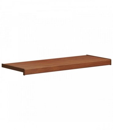 vidaXL Window Sill Brown wood 100 x 30 x 4.5 cm PVC
