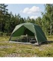 vidaXL Backpacking Tent Green 2-Person 185T Polyester with PU Coating