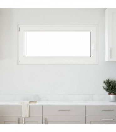 vidaXL Basement Window RISOR 120 x 60 cm PVC and Glass Anthracite