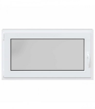 vidaXL Basement Window RISOR 120 x 60 cm PVC and Glass Anthracite