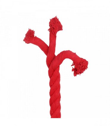 vidaXL Rope Red 3 x 3 x 2500 cm Cotton