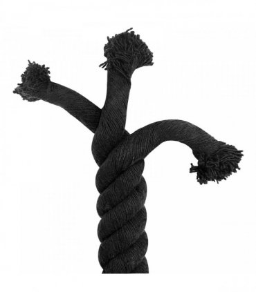 vidaXL Rope Black 6 x 6 x 1000 cm Cotton