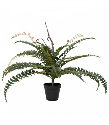 vidaXL Artificial Fern Tree Green 58 x 13 x 60 cm Fabric and PE