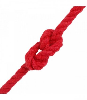 vidaXL Rope 10 pcs Red Cotton
