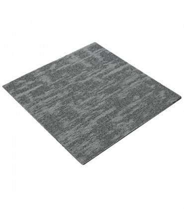 vidaXL Carpet Tile Rock Grey 50 x 50 cm 20 pcs PP and Bitumen