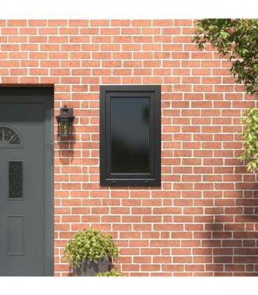 vidaXL Basement Window RISOR 60 x 100 cm PVC and Glass Anthracite